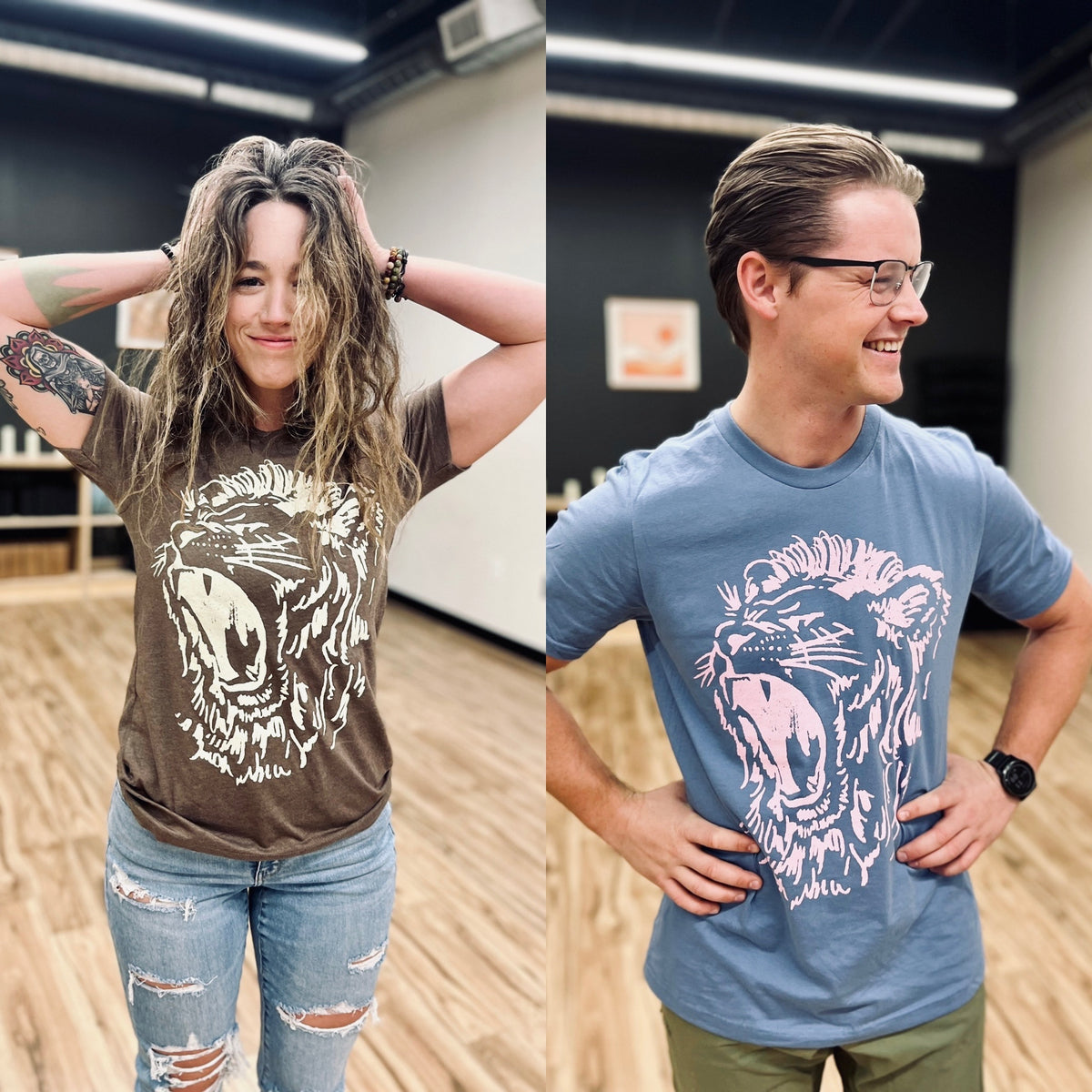Delion lion's head tee